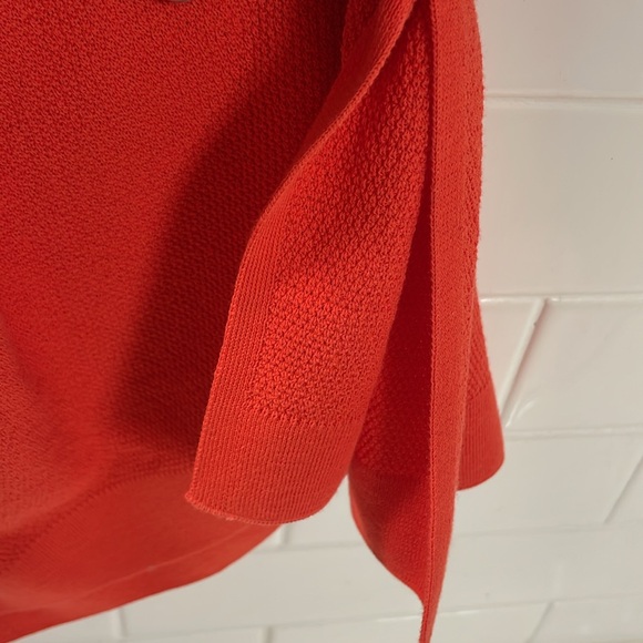 LAFAYETTE 148 NEW YORK Orange Sweater  New with tag. 100% Cotton - Picture 3 of 7